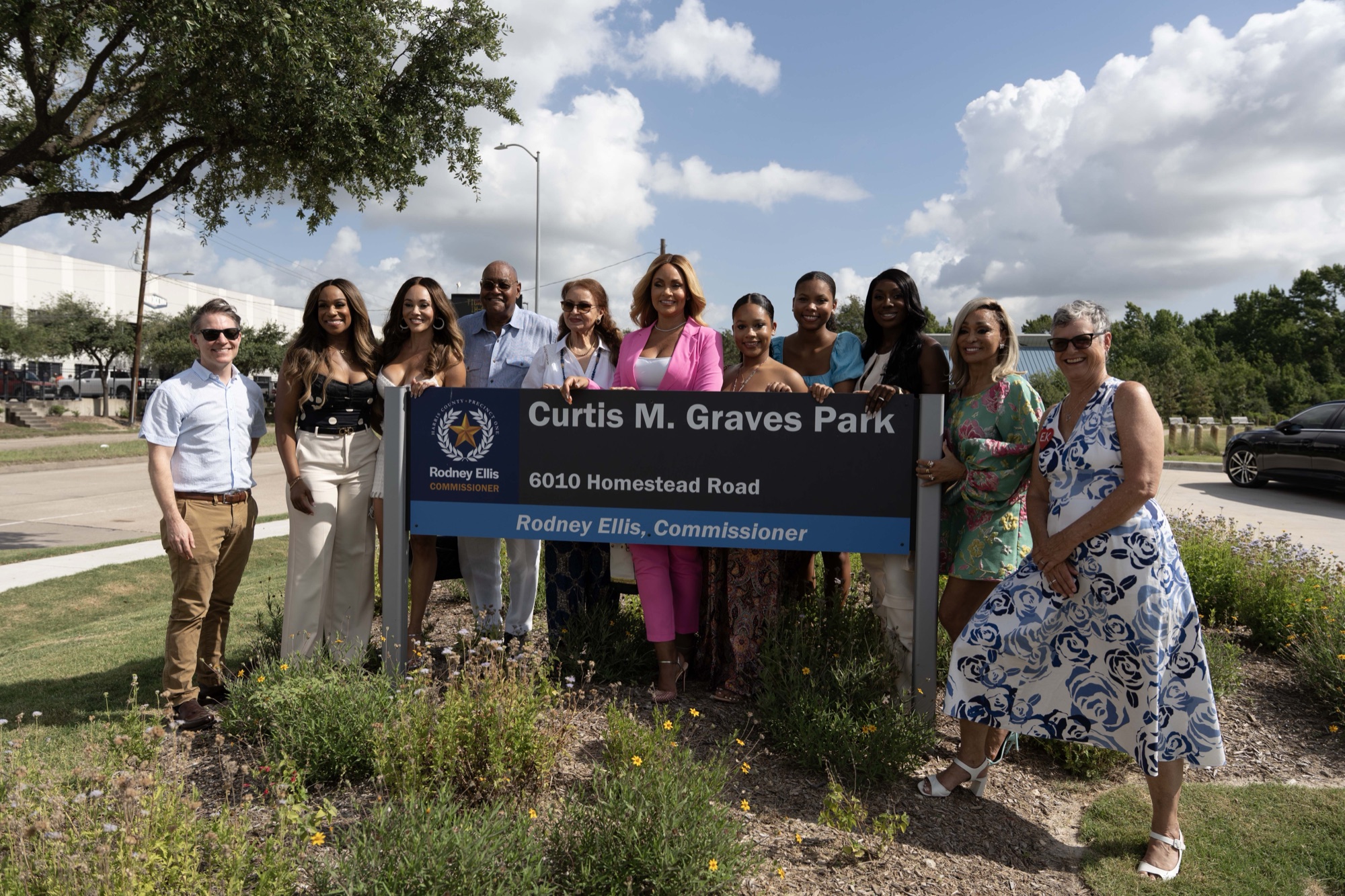 Photo from the Curtis Graves Park ribbon cutting and reception